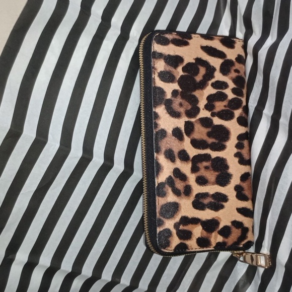 Genuine Calf Hair Cheetah Print Brown Tan Perfect Condition! - Picture 2 of 9